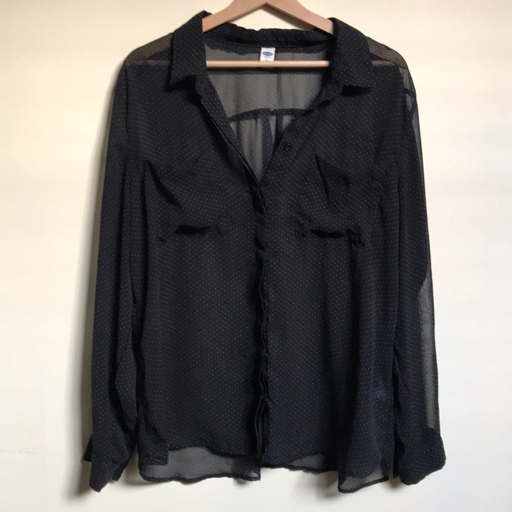 Old Navy Sheer Blouse